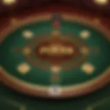 Abstract Representation of a Poker Table