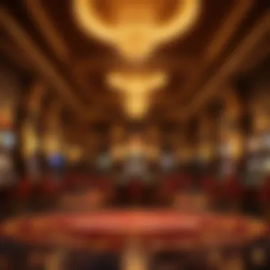 Luxurious Casino Lobby with Elegant Decor