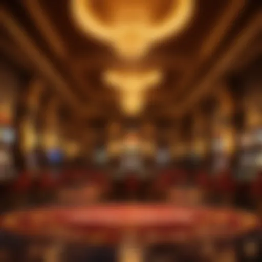 Luxurious Casino Lobby with Elegant Decor