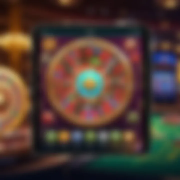 Diverse Casino Games Selection Illustration