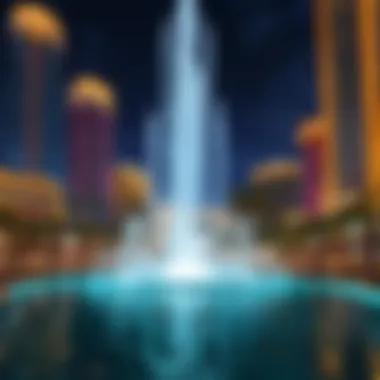 Aria's Spectacular Fountain Show