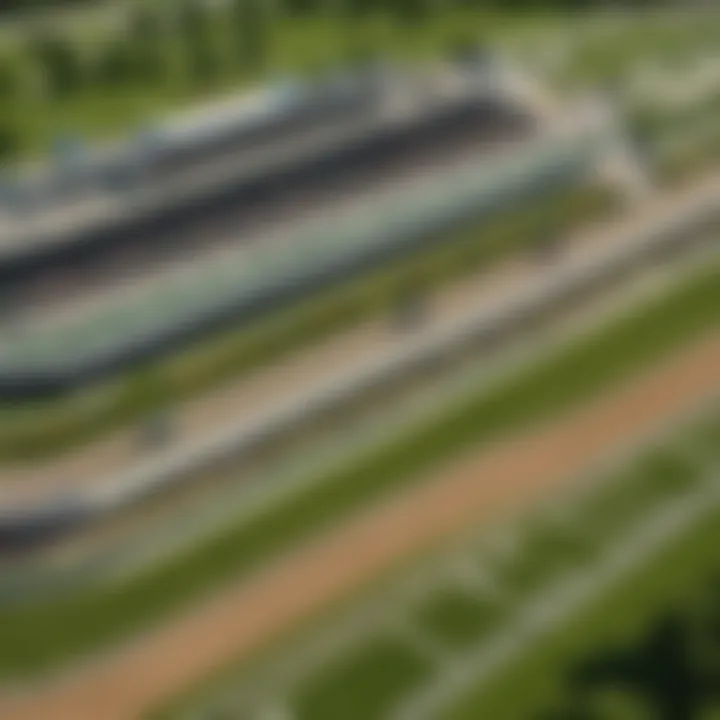 Architectural Beauty of Arlington Park Grandstands