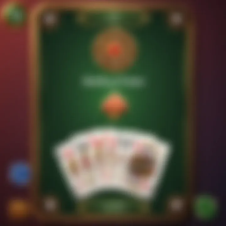 An animated illustration showcasing the betting process in Two Card Poker