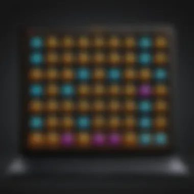 Laptop screen displaying Blackout Bingo gameplay