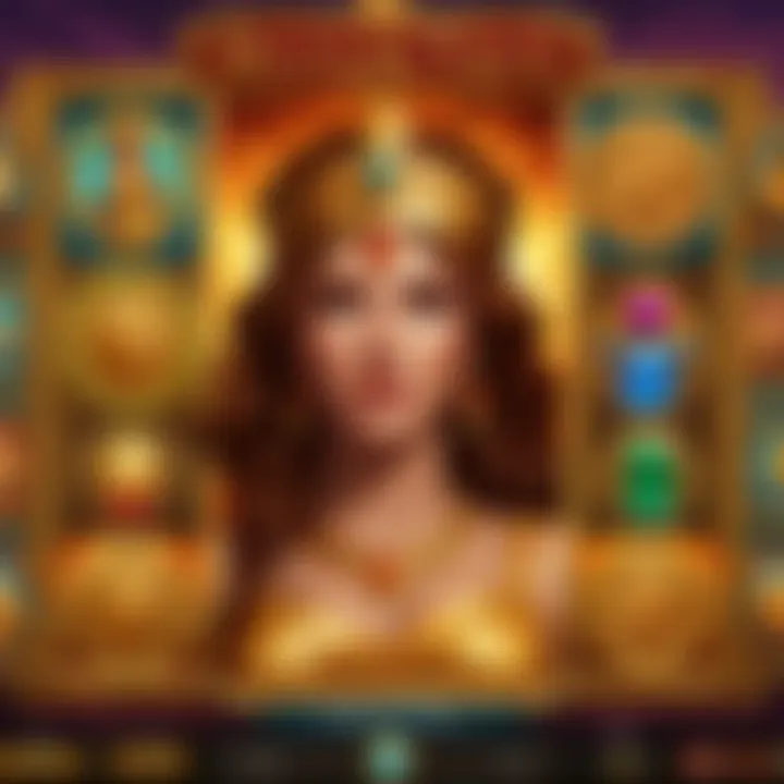 Captivating Gameplay of Helen of Troy Slot Machine Illustration