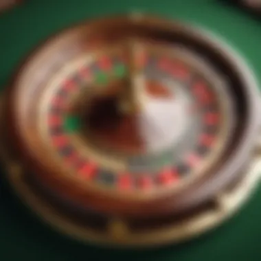 Casino Roulette Wheel in Motion