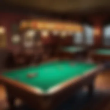 Chic Gaming Atmosphere in Boston Billiards