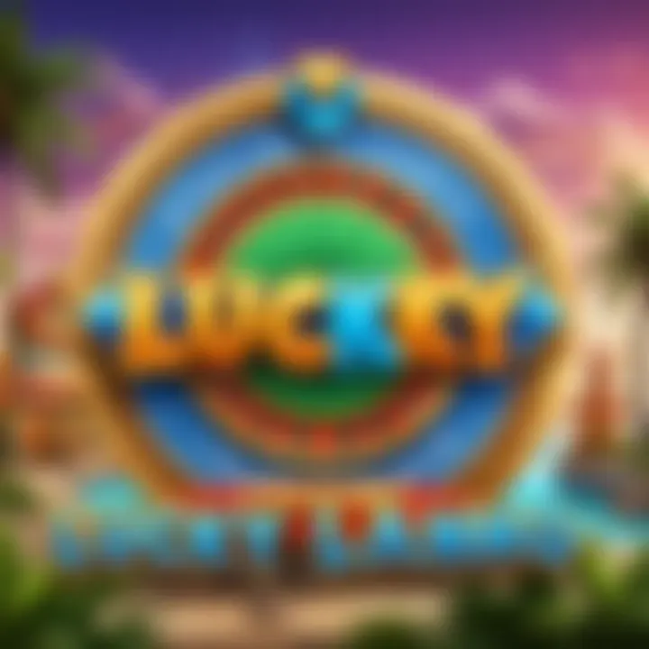 Colorful and vibrant Lucky Land Casino Free Sweeps logo