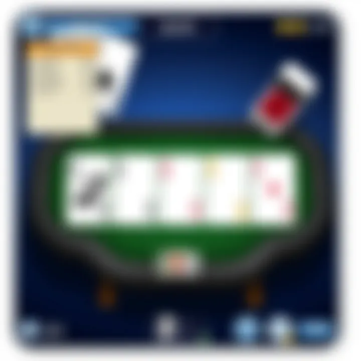 Graphical illustration of poker hand rankings
