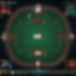 Ultimate X Poker table layout