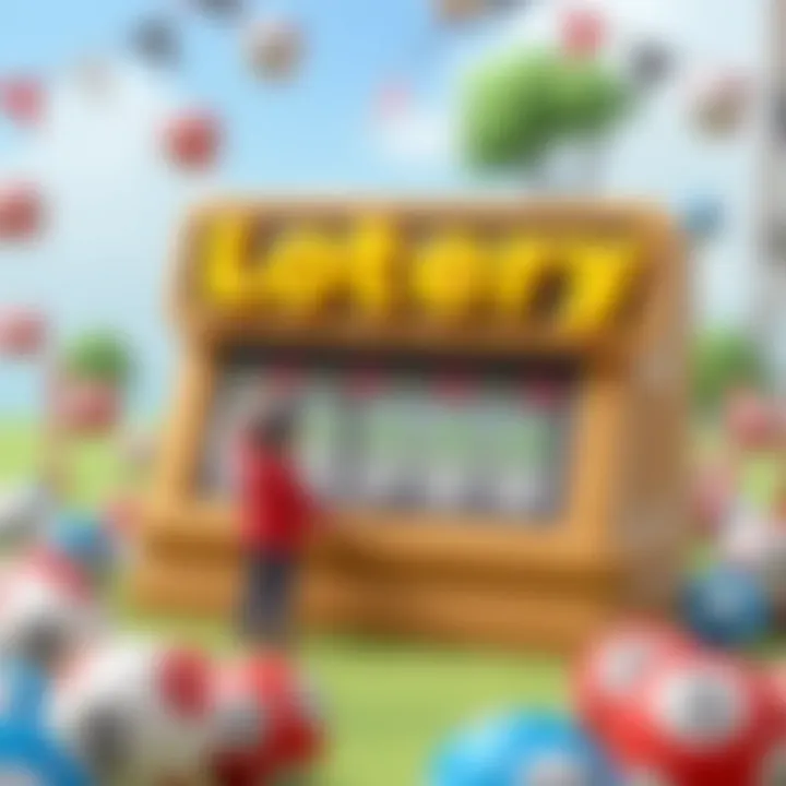 Community event supporting local lottery initiatives