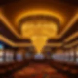 Dazzling Chandelier at Nugget Casino