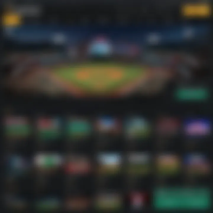 A visual guide to the user experience and navigation of Dbacks Sportsbook platform