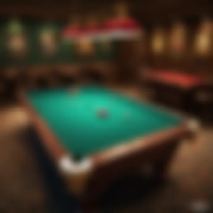 Elegant Gambling Lounge in Boston Billiards