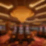 Elegant interior design of Borgata Casino