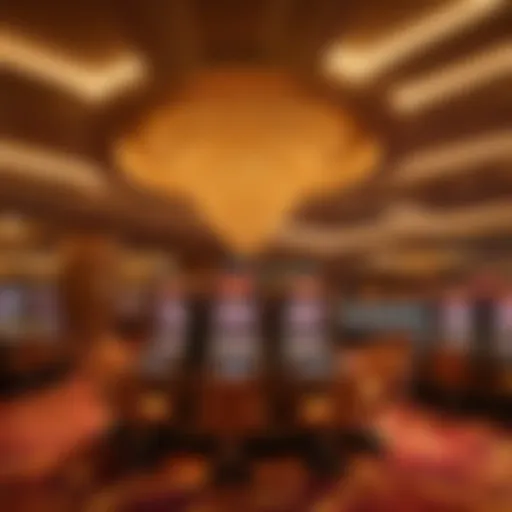 Elegant interior design of Borgata Casino