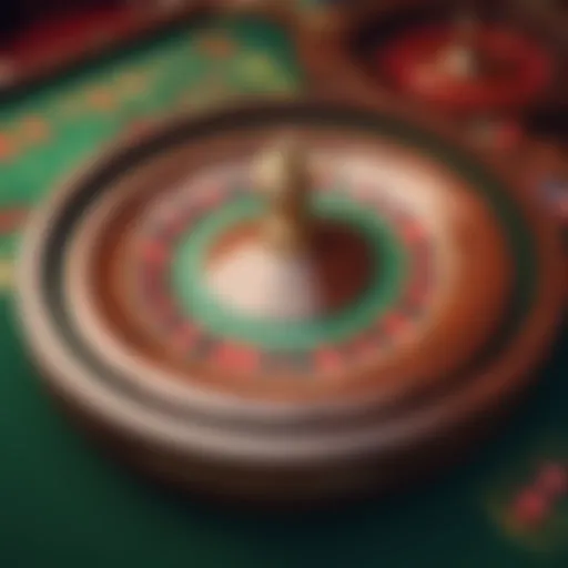 Elegant Roulette Table in Online Casino