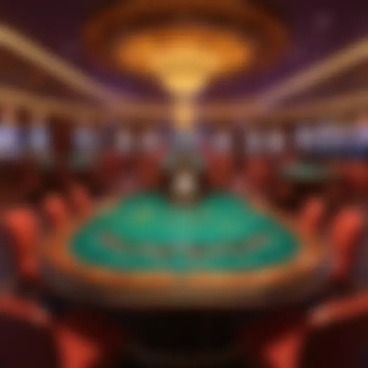 Exclusive High Stakes Table in a Cruise Ship Casino