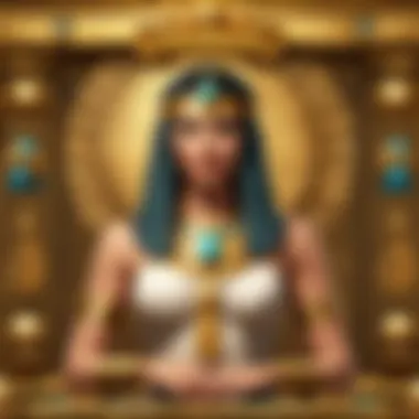 Illustration showcasing bonus features and rewards in Cleopatra Gold