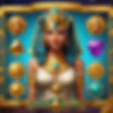 Visual representation of Cleopatra Gold slot game interface