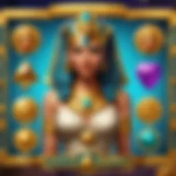 Visual representation of Cleopatra Gold slot game interface