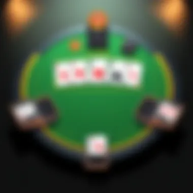 An illustration of different poker game types available online