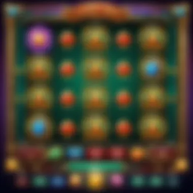 Illustration of various types of online casino games