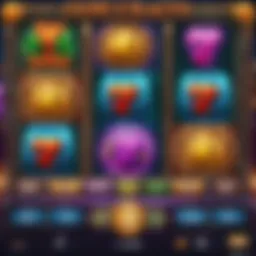 Vibrant online slot game interface