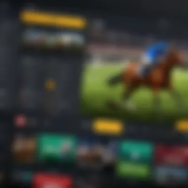 High-tech mobile app for convenient sports betting on the go