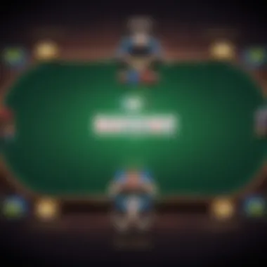 Graphic representation of poker tournament structure and rules