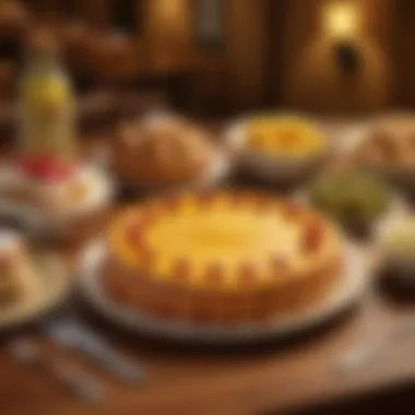 Decadent display of Olive Garden's divine dessert options