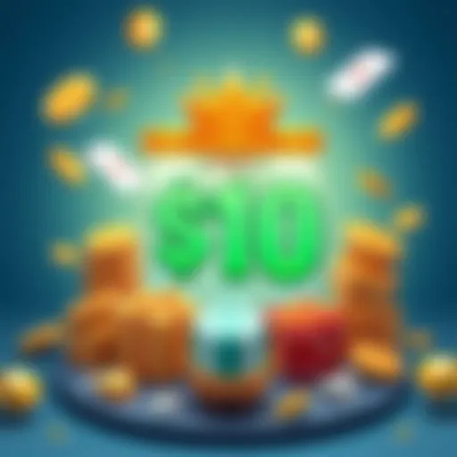 A vibrant online casino interface showcasing various games