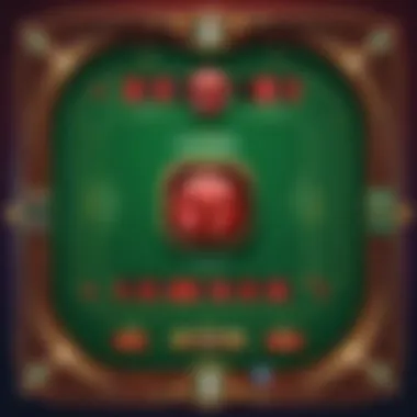 A strategic layout highlighting user experience elements in craps gaming.