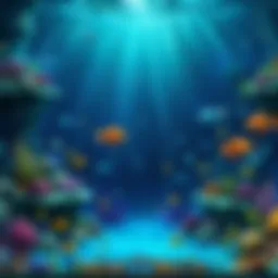 An engaging online fish table game interface showcasing vibrant underwater graphics.