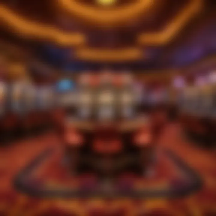 A lively casino floor capturing the essence of entertainment and excitement