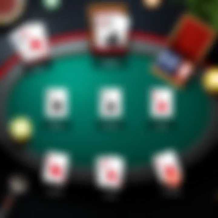A diverse array of poker game types showcased on a computer screen