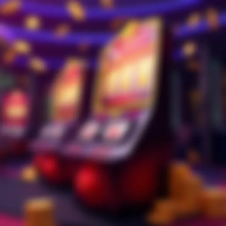 Close-up of a jackpot on a popular slot machine