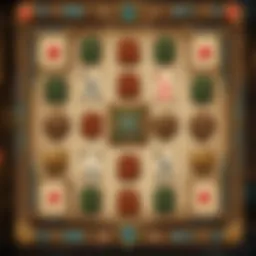 A digital interface of an online Durak game showcasing vibrant card designs