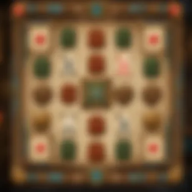 A digital interface of an online Durak game showcasing vibrant card designs