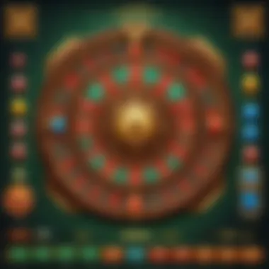 An illustration depicting player strategies in slot games