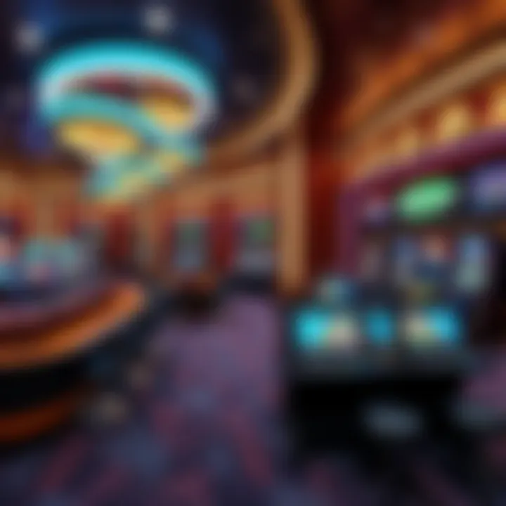 Luxurious gaming area inside the New MGM Las Vegas, featuring advanced gaming technology