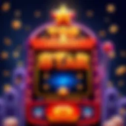 Visual representation of the Top Star slot machine interface
