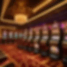 Lavish virtual casino interior with sophisticated design