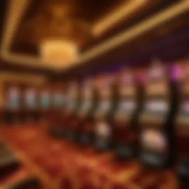 Lavish virtual casino interior with sophisticated design