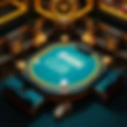 An elegant interior of the Gemini Poker Club showcasing its vibrant atmosphere.