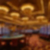 Glamorous interior of MGM Grand Casino in Maryland