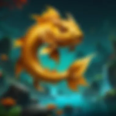 Golden Dragon Fish game interface showcasing vibrant graphics