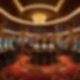 Luxurious Casino Interior with Elegantly Designed Tables