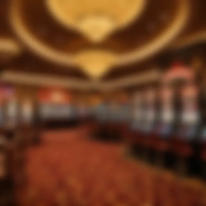 Elegant interior design of Horseshoe Casino