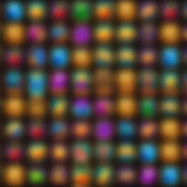 Vibrant Array of Slot Game Icons Colorful Slot Game Icons